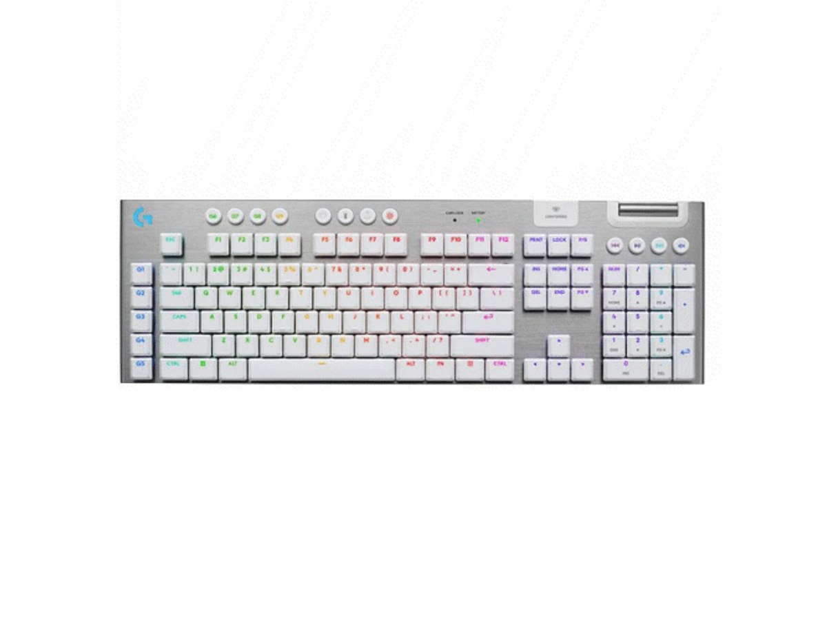 LOGITECH G915 X 白色 觸感軸 無線RGB機械式電競鍵盤 920-012694