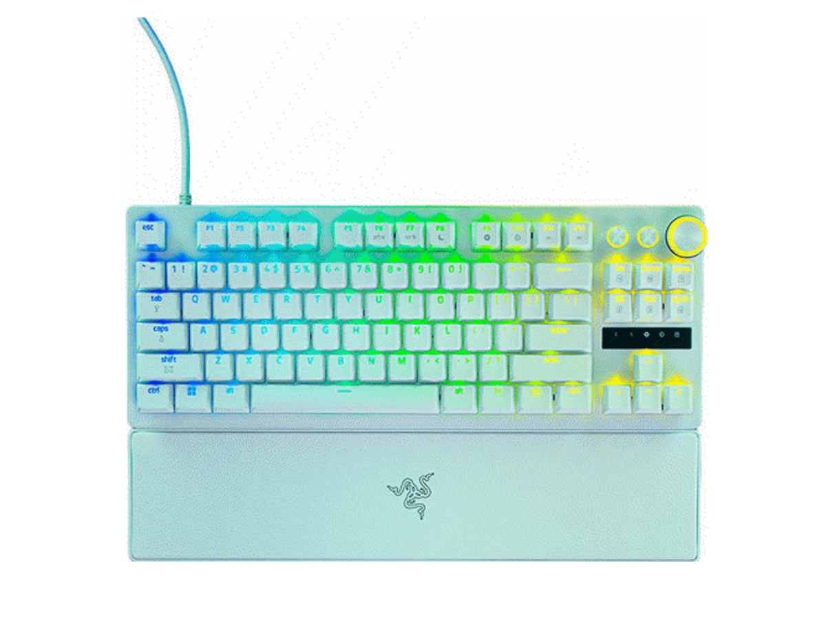 Razer Huntsman V3 Pro Tenkeyless 8K 獵魂光蛛 白色英文電競鍵盤 RZ03-05521000-R3M1