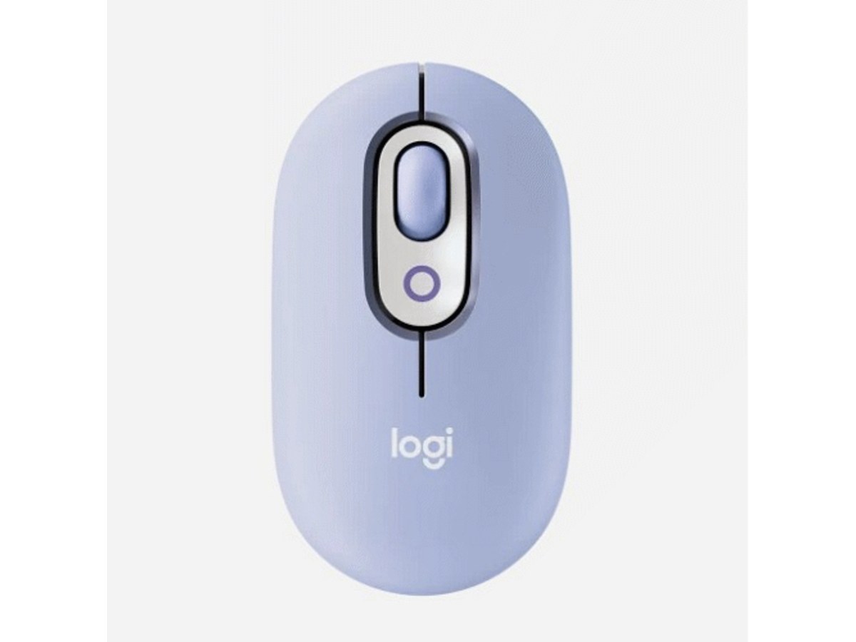 LOGITECH POP MOUSE 薰衣紫藍牙無線滑鼠 910-007399