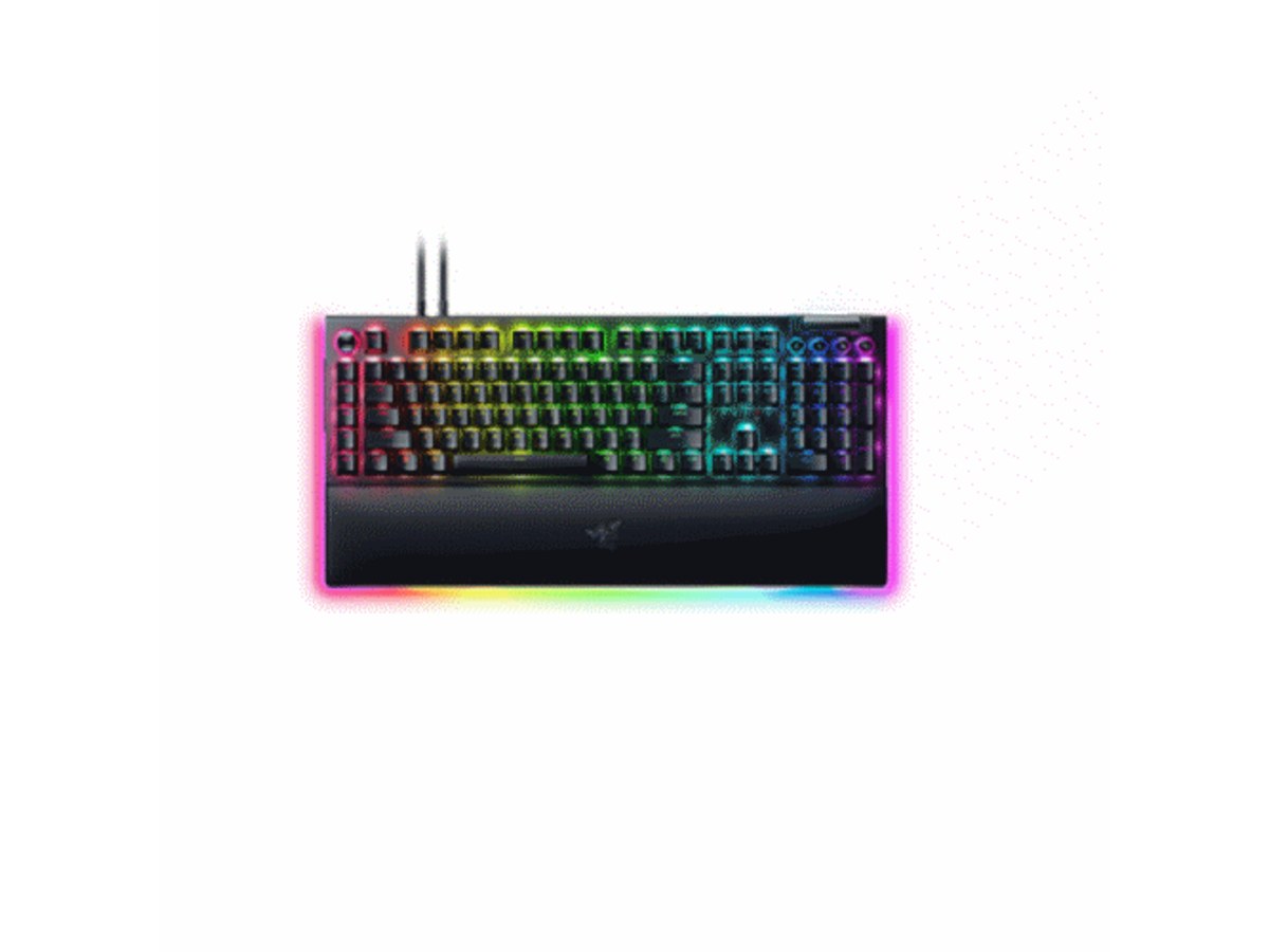 Razer BlackWidow V4 Pro 黑寡婦蜘蛛 綠軸RGB機械式電競鍵盤 RZ03-04681600-R3T1