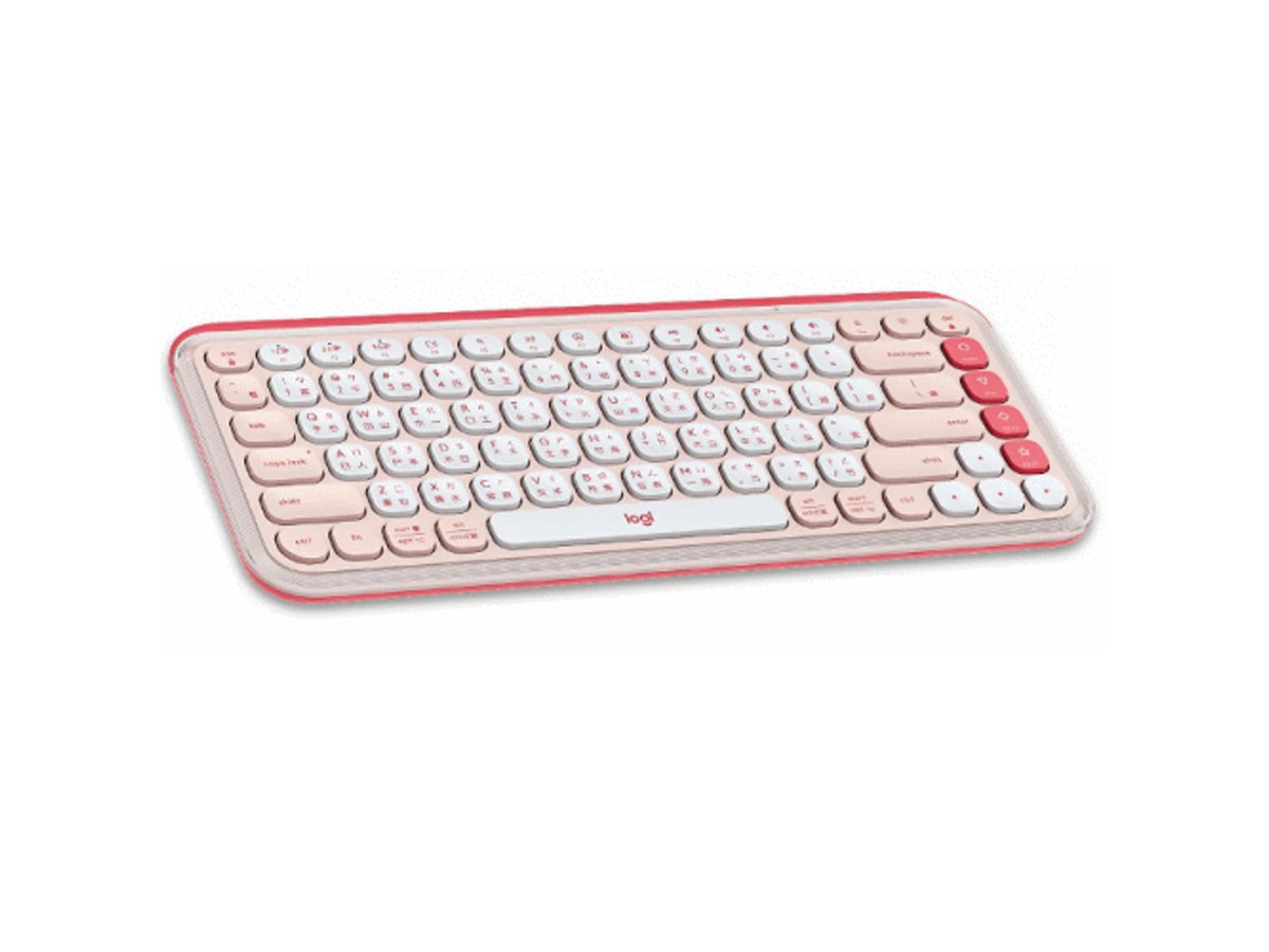 LOGITECH POP ICON KEYS 蜜糖粉 無線鍵盤 920-013093
