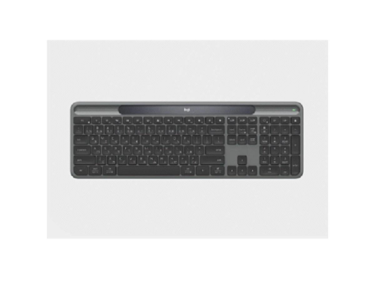 LOGITECH Slim Solar+ K980 石墨灰 光能無線鍵盤 920-013767