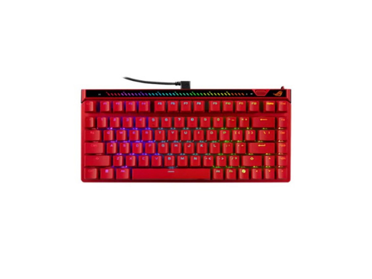 ASUS ROG Falchion Ace 75 紅色HFX V2X磁軸有線電競鍵盤 ROG-FALCHION-ACE-V2-RED