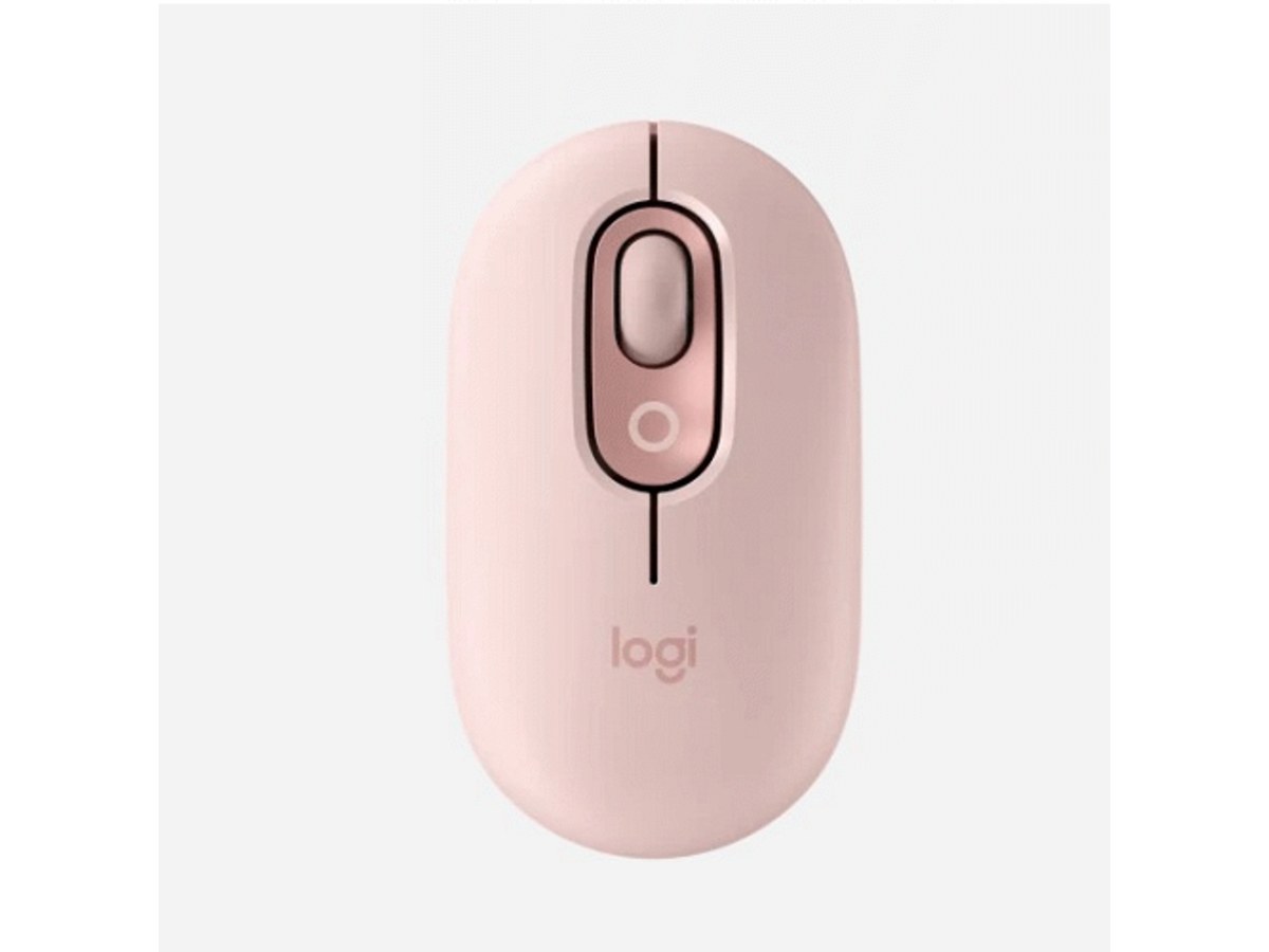 LOGITECH POP MOUSE 玫瑰粉藍牙無線滑鼠 910-007164