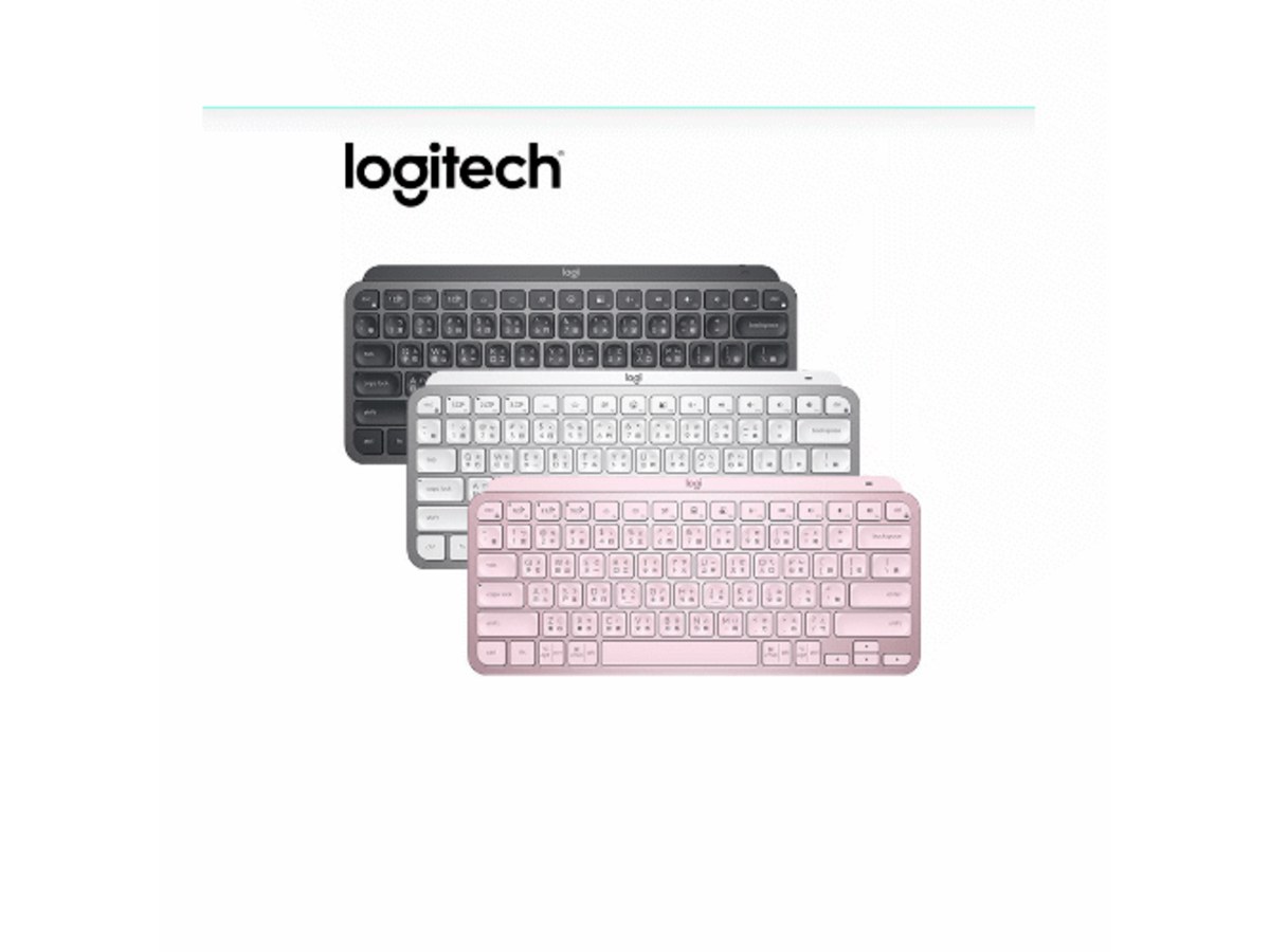 LOGITECH MX KEYS Mini 玫瑰粉 精巧型無線鍵盤 920-011895