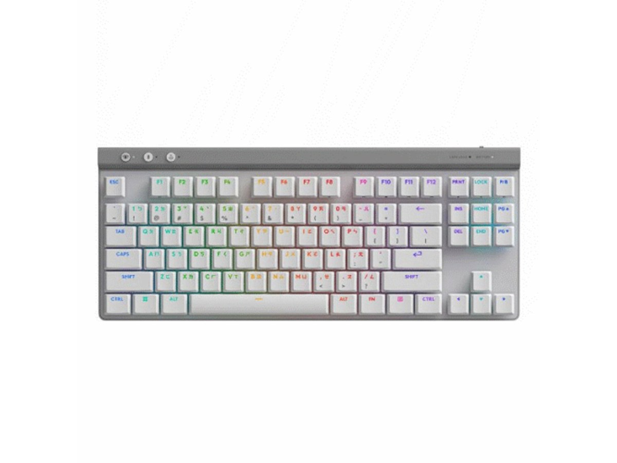 LOGITECH G515 LIGHTSPEED 白色 輕薄TKL無線機械式電競鍵盤 920-012579