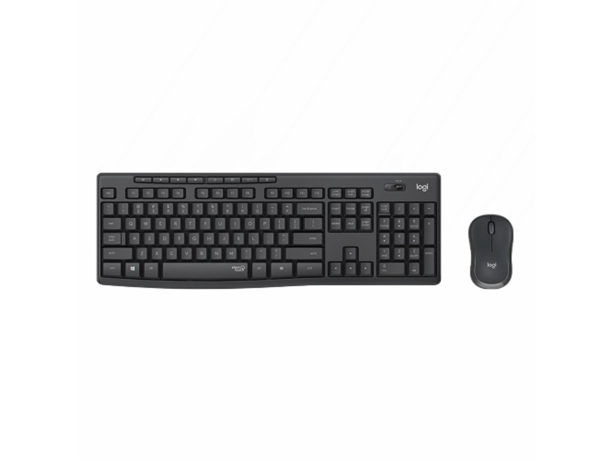 LOGITECH MK295 石墨灰 靜音無線鍵盤滑鼠組 920-009811