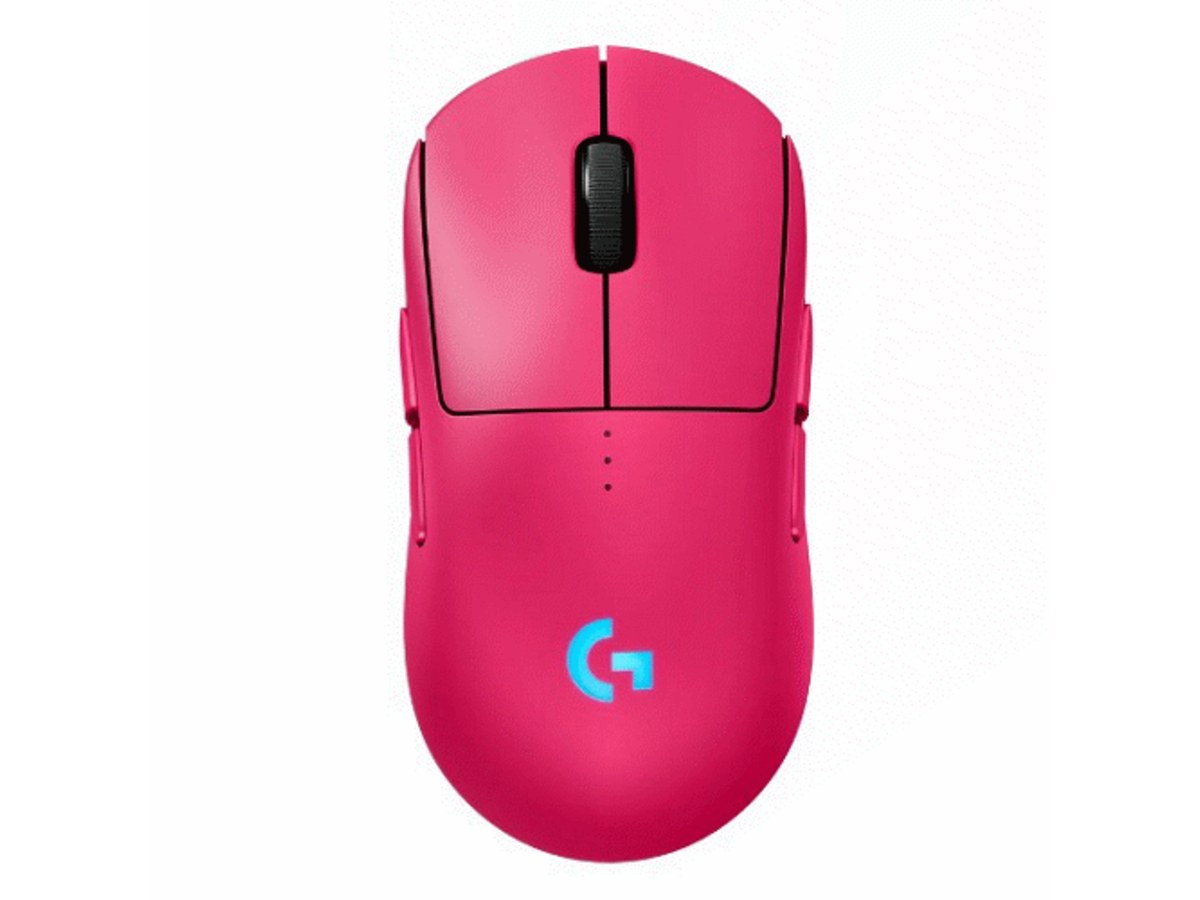 LOGITECH PRO 2 LIGHTSPEED 桃紅色無線電競滑鼠 910-007312
