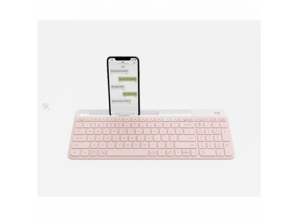 LOGITECH K580 玫瑰粉 超薄跨平台藍牙鍵盤 920-011327