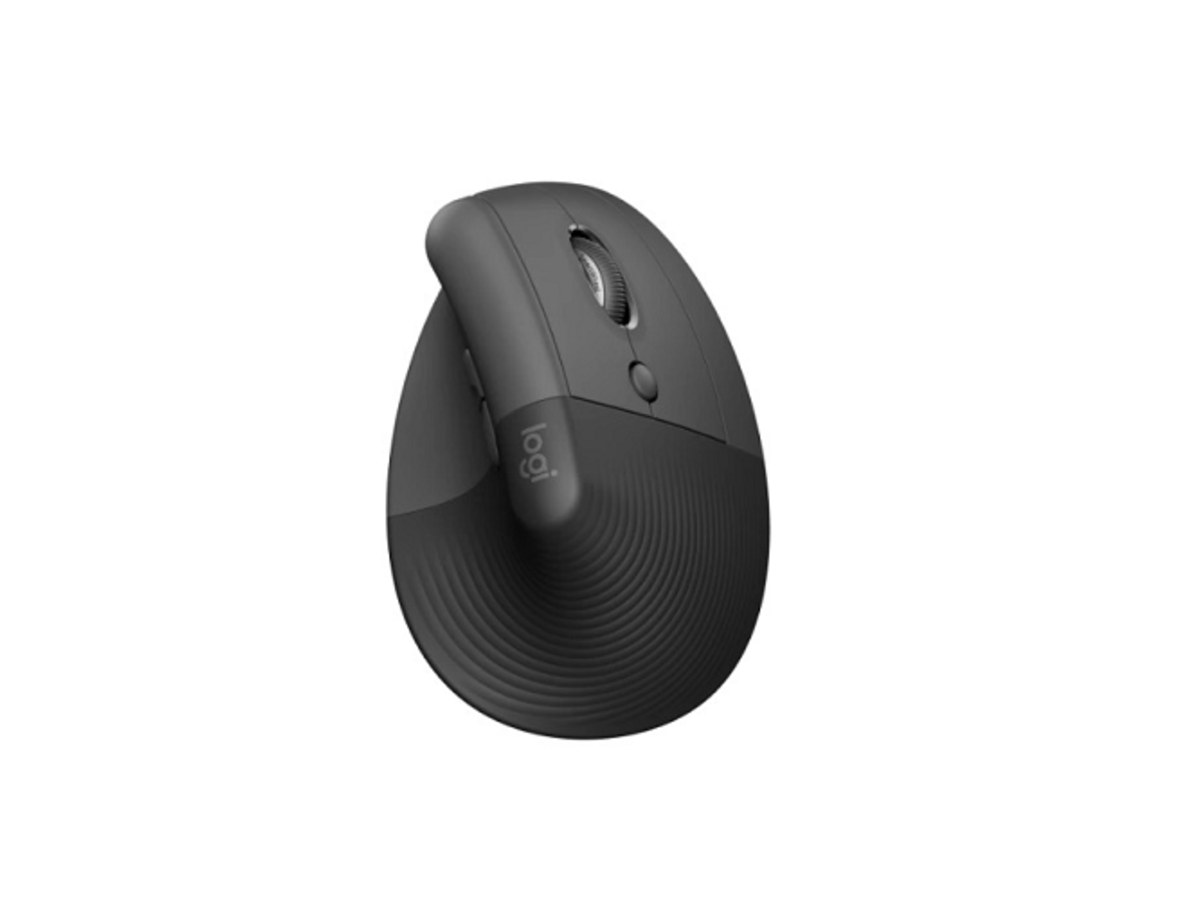 LOGITECH Lift 石墨灰人體工學無線垂直滑鼠 910-006482
