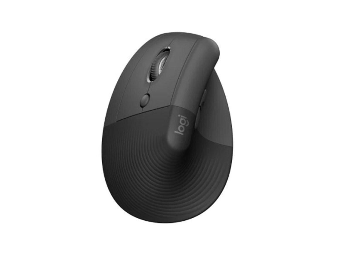 LOGITECH Lift Left 石墨灰左手版人體工學無線垂直滑鼠 910-007321