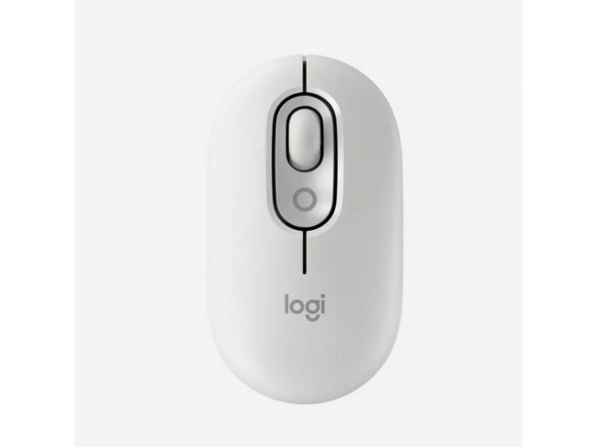 LOGITECH POP MOUSE 珍珠白藍牙無線滑鼠 910-007162