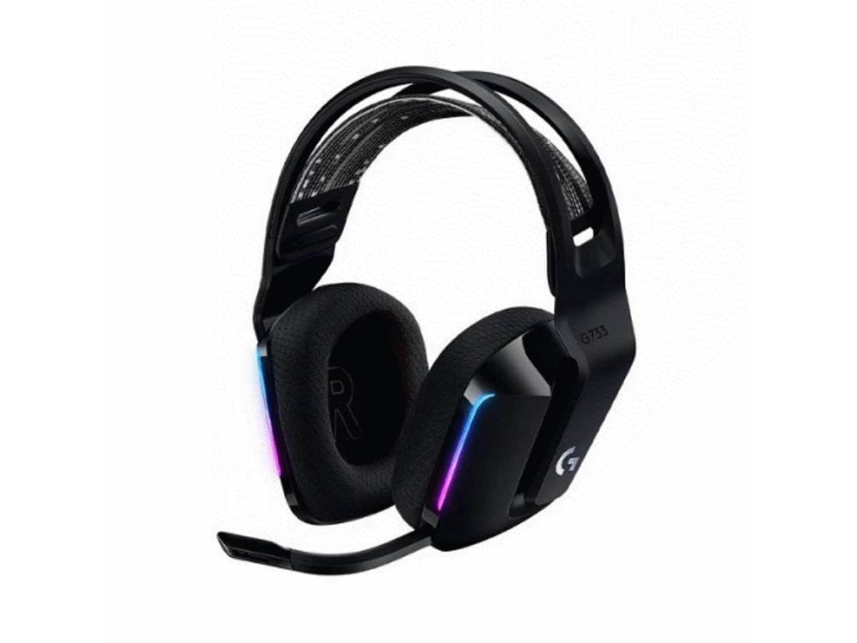 LOGITECH G733 LIGHTSPEED 黑色無線電競耳機麥克風 981-000868