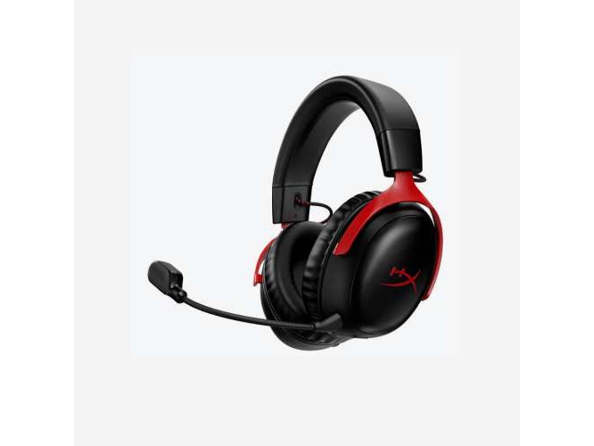HyperX Cloud III Wireless 黑紅色53mm驅動單體無線電競耳機麥克風 77Z46AA