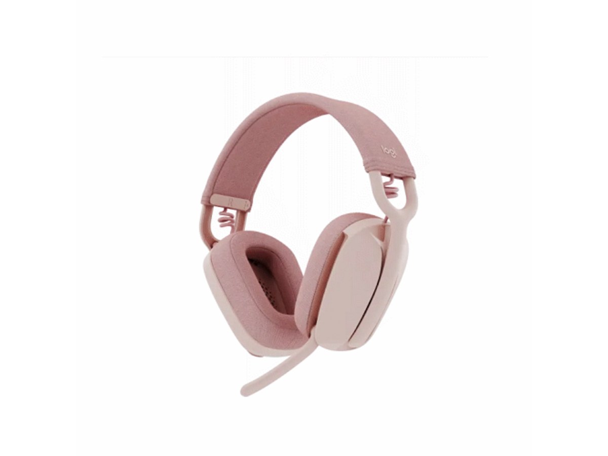 LOGITECH Zone Vibe 100 玫瑰粉藍牙無線耳機麥克風 981-001225