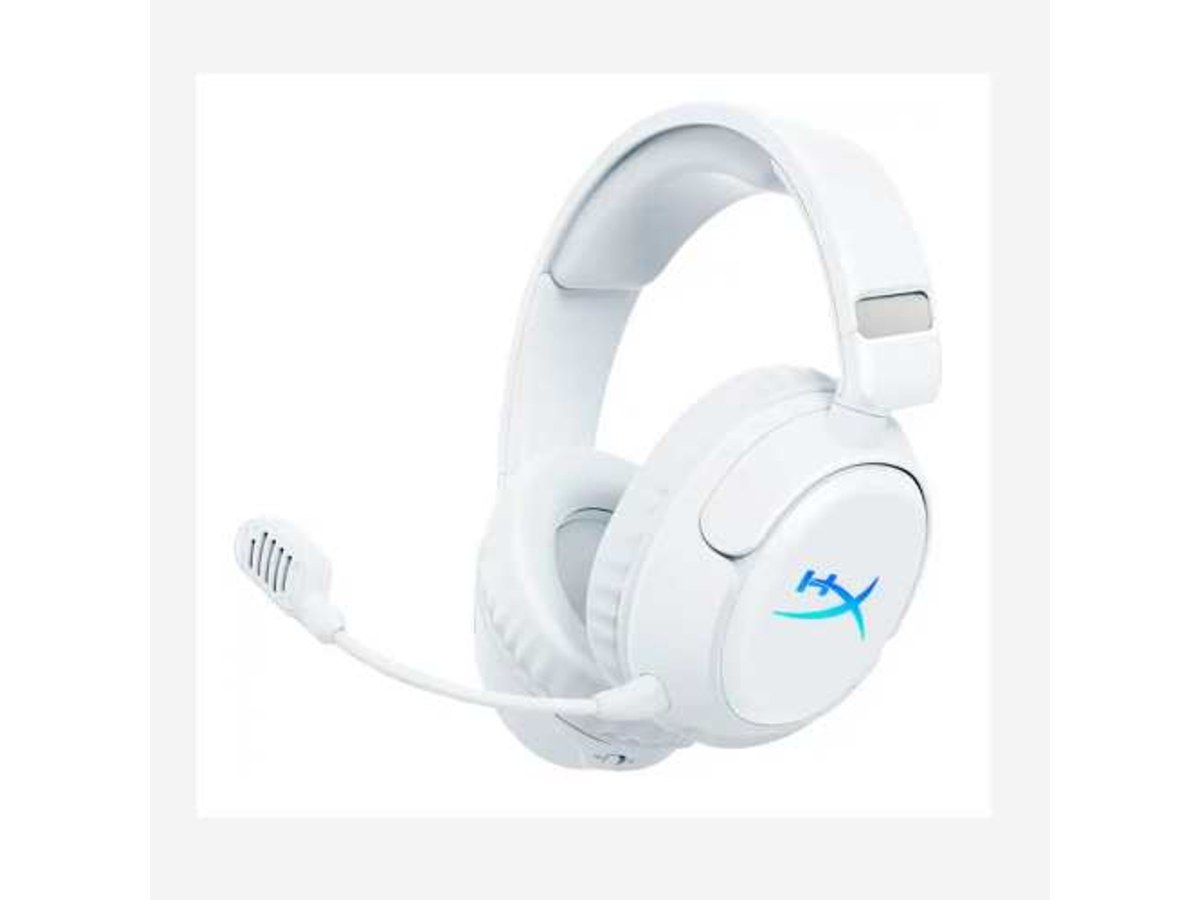 HyperX Cloud Flight 2 白色RGB雙模無線電競耳機麥克風 B5VC5AA