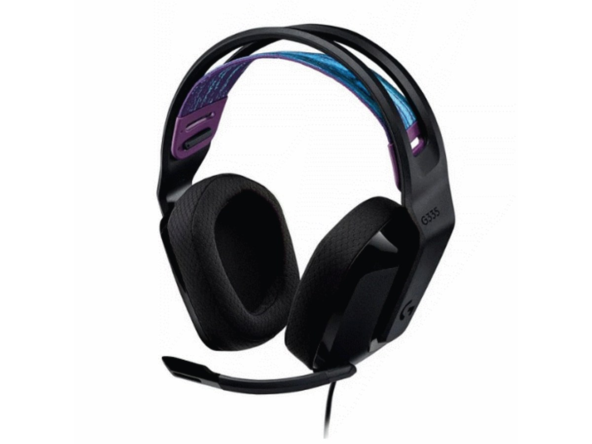 LOGITECH G335 黑色有線電競耳機麥克風 981-000980