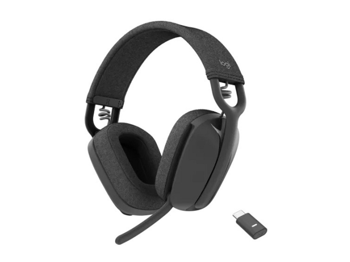 LOGITECH Zone Vibe Wireless UC 石墨灰藍牙無線耳機麥克風 981-001200