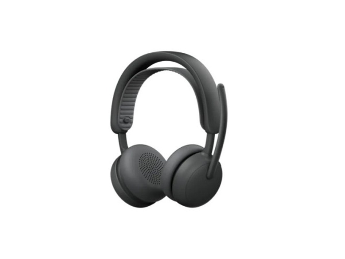 LOGITECH 石墨灰Teams企業版藍牙無線耳機麥克風 981-001494