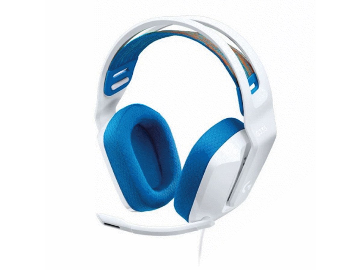 LOGITECH G335 白色有線電競耳機麥克風 981-001020