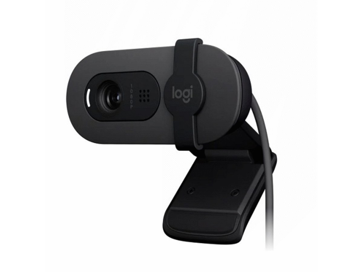 LOGITECH Brio 105 石墨灰1080p商務網路攝影機 960-001590