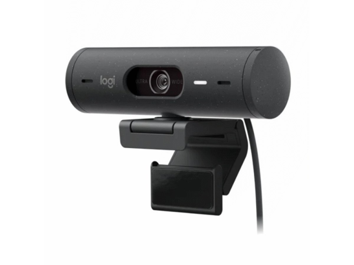 LOGITECH Brio 500 石墨灰1080p Full HD網路攝影機 960-001423