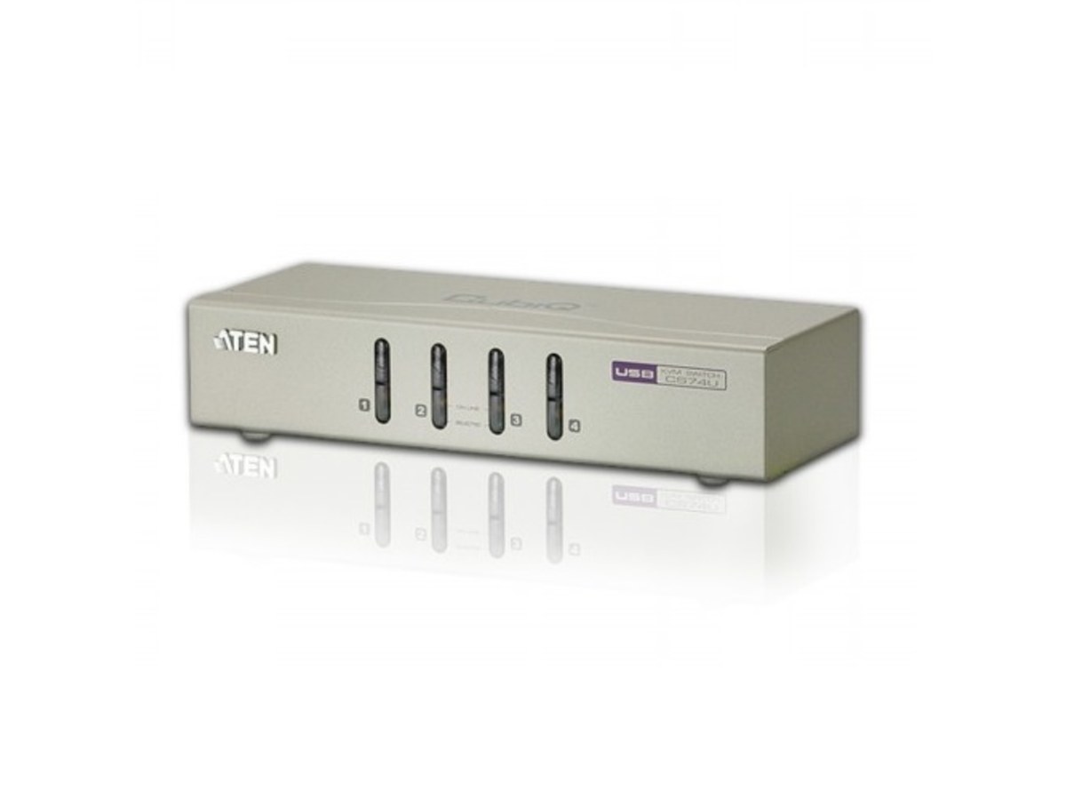 ATEN 4埠 USB KVM 多電腦切換器 CS74U