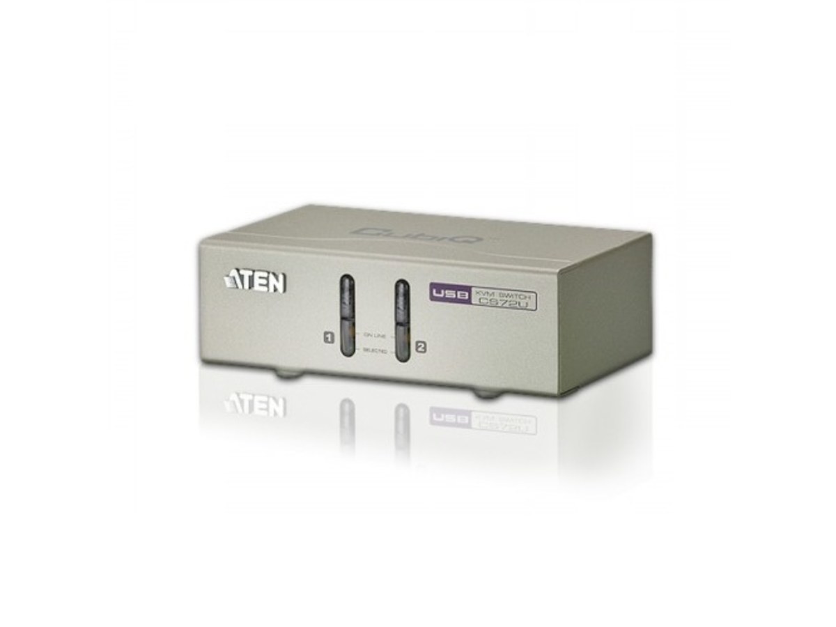 ATEN 2埠 USB KVM 多電腦切換器 CS72U