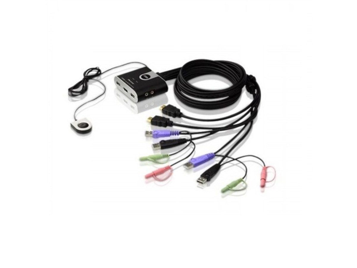 ATEN 2埠 USB HDMI KVM 多電腦切換器 CS692