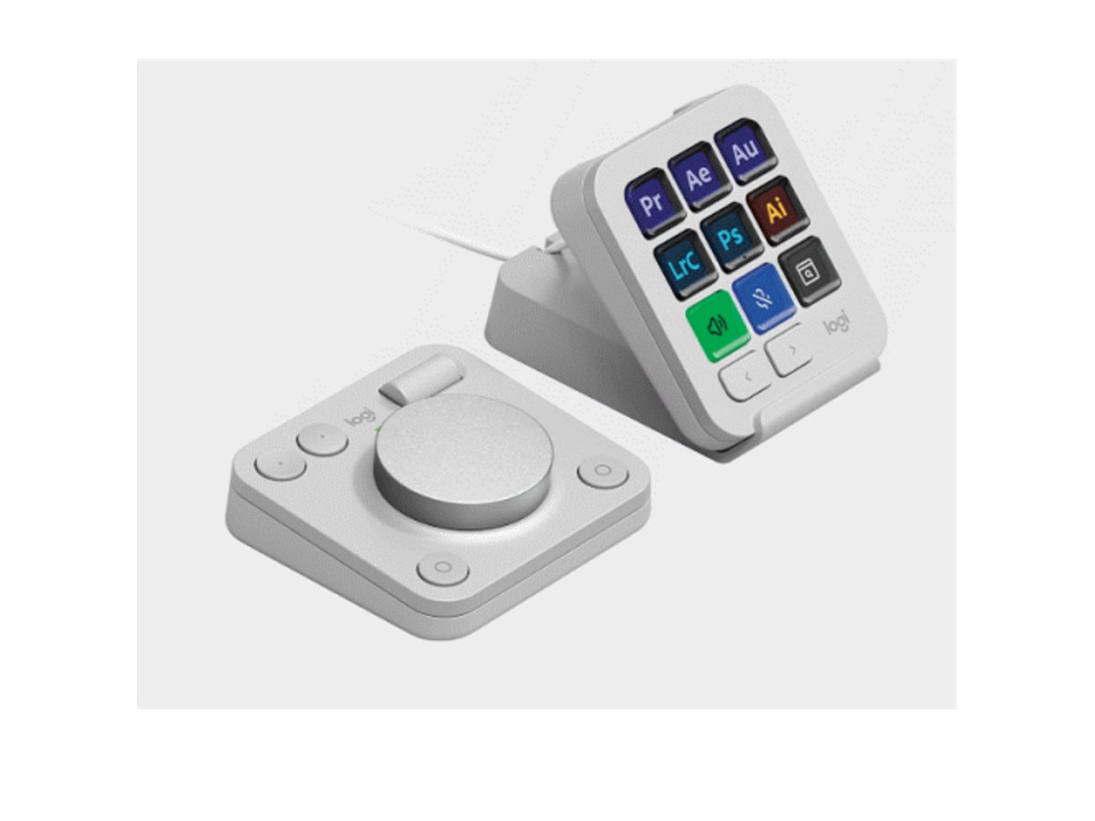 LOGITECH MX Creative Console 珍珠白 創意控制台 920-012661