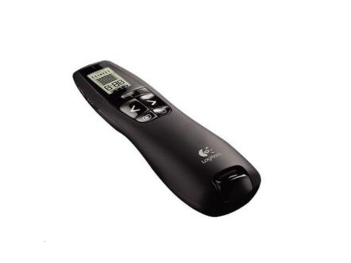 LOGITECH R800 綠光雷射LCD專業無線簡報器 910-001360