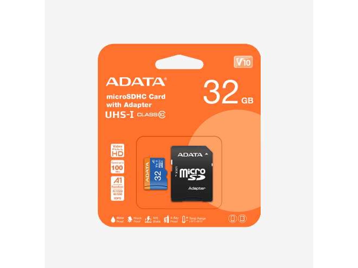 ADATA Premier 32GB microSD UHS-I Class 10 A1 記憶卡 AUSDH32GUICL10A1-RA1