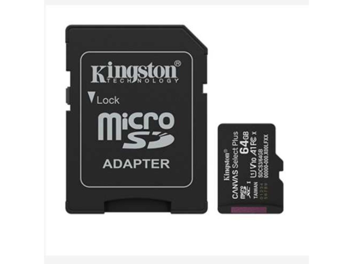 KINGSTON Canvas Select Plus Gen3 64GB 100MB/s microSD 記憶卡 SDCS3/64GB