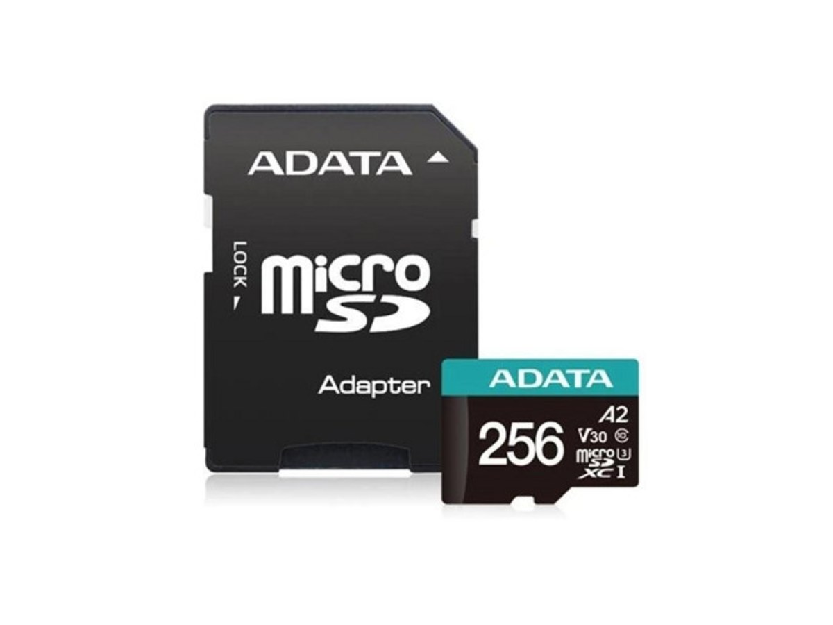 ADATA Premier 256GB microSD UHS-I U3 V30 A2 記憶卡 AUSDX256GUI3V30SA2-RA1