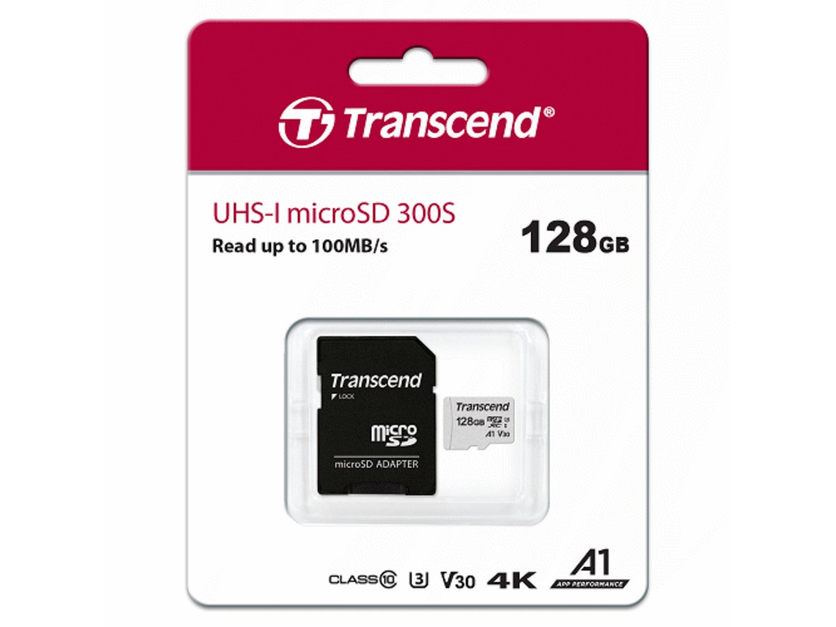 TRANSCEND 300S 128GB UHS-I microSD 記憶卡 附SD轉接卡 TS128GUSD300S-A