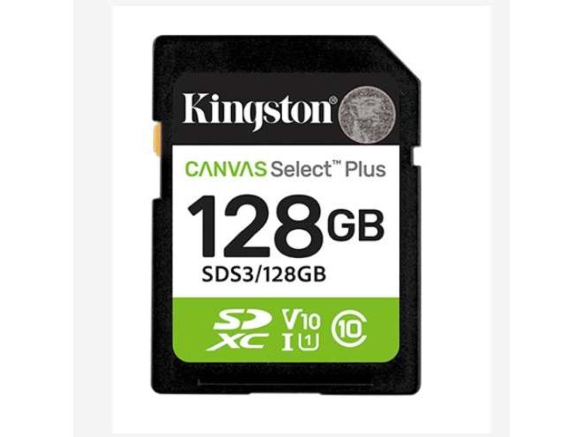 KINGSTON Canvas Select Plus Gen3 128GB 150MB/s SD 記憶卡 SDS3/128GB