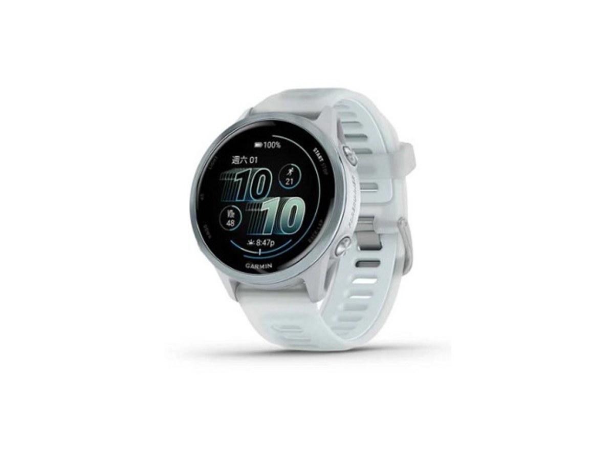 GARMIN Forerunner 570 42mm 白色雲朵藍 GPS跑步智慧手錶 010-02970-11