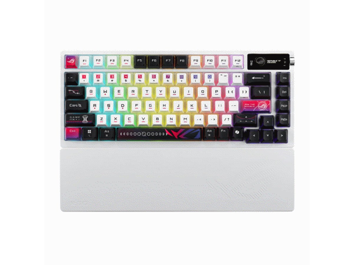 ASUS ROG Azoth X 75%雪軸無線機械式電競鍵盤 ROG-AZOTH-X-SW