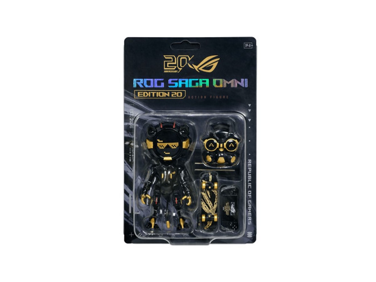 ASUS ROG SAGA OMNI Edition 20 黑色可動公仔 90GI0010-BF1200